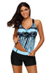 Strappy Back Tankini Top