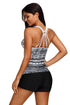 Strappy Back Tankini Top