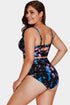 Strappy Cage Detail High Waisted Bikini Set