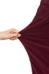 Stretch Corduroy High Waist Wide Leg Pants