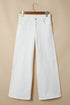 Stretch Denim Wide Leg Loose Fit Jeans