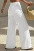 Stretch Denim Wide Leg Loose Fit Jeans