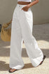 Stretch Denim Wide Leg Loose Fit Jeans
