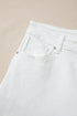 Stretch Denim Wide Leg Loose Fit Jeans