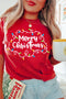 String Lights Graphic Print Crew Neck Short Sleeve Tee