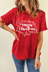 String Lights Graphic Print Crew Neck Short Sleeve Tee