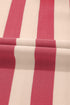 Stripe Collared V Neck Long Sleeve Loose Casual Dress