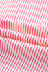 Stripe Color Block Patchwork Shirt Collar Button Down Puff Sleeve Mini Dress