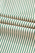 Stripe Color Block Patchwork Shirt Collar Button Down Puff Sleeve Mini Dress