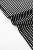 Stripe Criss Cross Side Slits Slim Fit Sleeveless Midi Dress