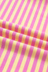 Stripe Drop Shoulder Boxy Terry Casual Short Set