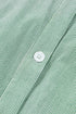 Stripe Frilled Sleeveless Collar Front Pocket Button Up Mini Dress