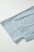 Stripe Mid Rise Drawstring Wide Leg Denim Jeans