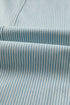 Stripe Mid Rise Drawstring Wide Leg Denim Jeans