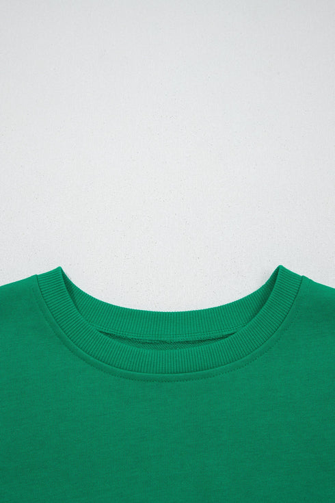 Stripe Mixed Print Crew Neck Cap Sleeve T Shirt