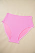 Stripe Print Knot Strap High Waist Two Piece Bikini