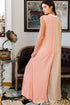 Stripe Print Oversized Button Front Wide Leg Jumpsuit