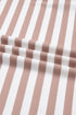 Stripe Print Trimmed Edge Drop Shoulder Loungewear Set