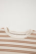Stripe Round Neck Sleeveless Casual Pocketed Mini Dress