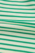 Stripe Textured Short Sleeve Collared Button Down Waist Tie Romper