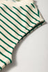 Stripe Woven Ruffled Sleeveless Mini Dress