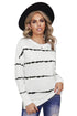 Striped Abstract Long Sleeve Casual Sweatshirt
