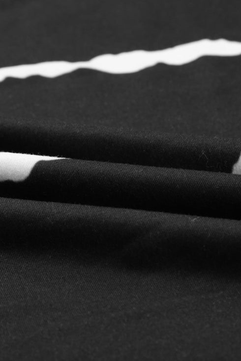 Striped Abstract Long Sleeve Casual Sweatshirt