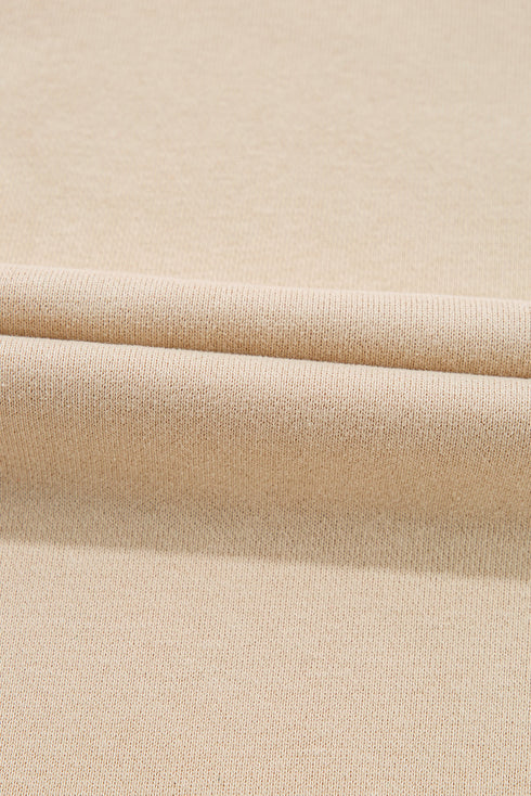 Striped Accent Pullover and Shorts Two Piece Casual Set