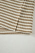 Striped Breathable Textured Knit Matching Short Set