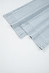 Striped Button Flap Pocket Cuffed Hem Wide Leg Jeans