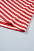 Striped Button Front Ribbed Knit Tank Top