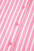 Striped Button Front Textured Long Sleeve Pajama Set