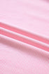 Striped Casual Relaxed Tee And Drawstring Short Set