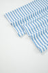 Striped Collared Pullover Wide Leg Drawstring Pant Set