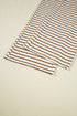 Striped Collared Pullover Wide Leg Drawstring Pant Set