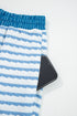 Striped Collared Pullover Wide Leg Drawstring Pant Set