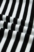 Striped Color Block Contrast Sleeve Knit Sweater
