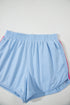 Striped Color Block Elastic High Waist Casual Shorts