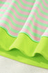 Striped Crew Neck Drop Shoulder Pullover Sweatshirt