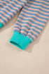Striped Crew Neck Drop Shoulder Pullover Sweatshirt