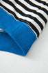 Striped Crew Neck Drop Shoulder Pullover Sweatshirt