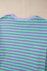 Striped Crew Neck Drop Shoulder Pullover Sweatshirt
