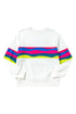 Striped Crew Neck Long Sleeve Pullover Top