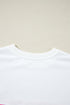 Striped Crew Neck Long Sleeve Pullover Top