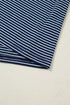 Striped Drop Shoulder Cotton Blend Tee And Shorts Lounge Set