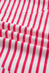 Striped Drop Shoulder Half Sleeve Cotton Stretch Casual Tee