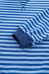 Striped Drop Shoulder Long Sleeve Pullover Short Set