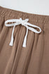 Striped Drop Shoulder Pullover And Jogger Pant Set