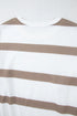 Striped Drop Shoulder Pullover And Jogger Pant Set