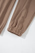 Striped Drop Shoulder Pullover And Jogger Pant Set